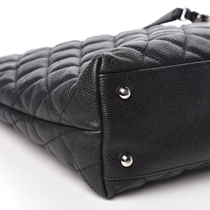 Chanel Caviar Quilted CC Shopping Tote Black 8 of 11