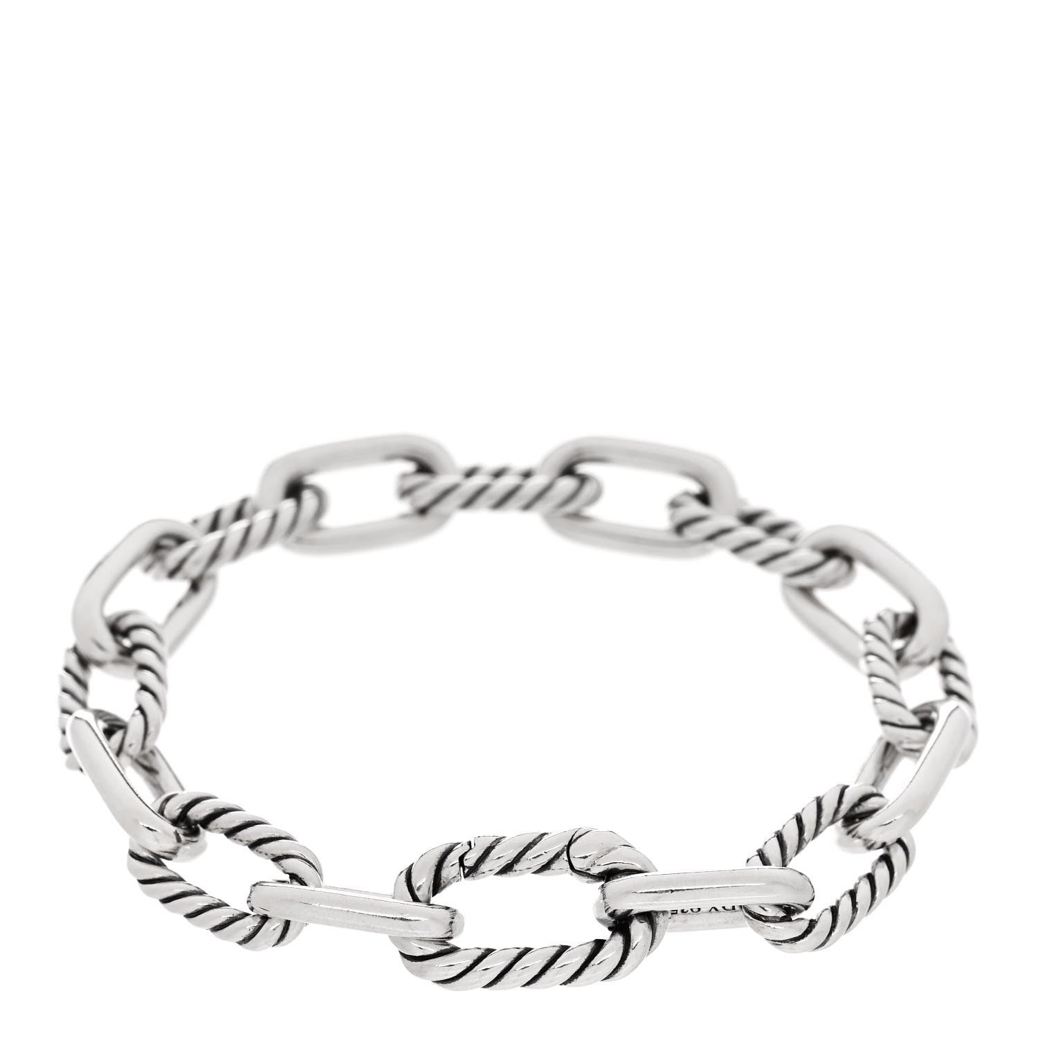 David Yurman Sterling Silver 8.5mm Madison Chain Bracelet 2 of 3