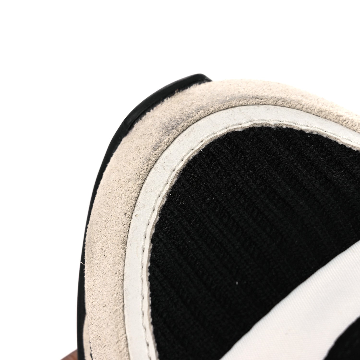 Chanel Fabric Suede Calfskin CC Sneakers 39.5 White Black 12 of 12