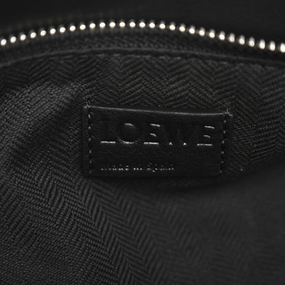 Loewe Shiny Calfskin Small Puzzle Biker Bag Black 6 of 10