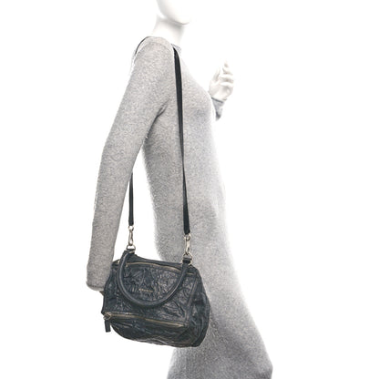 Givenchy Tumbled Sheepskin Small Pandora Black 2 of 10