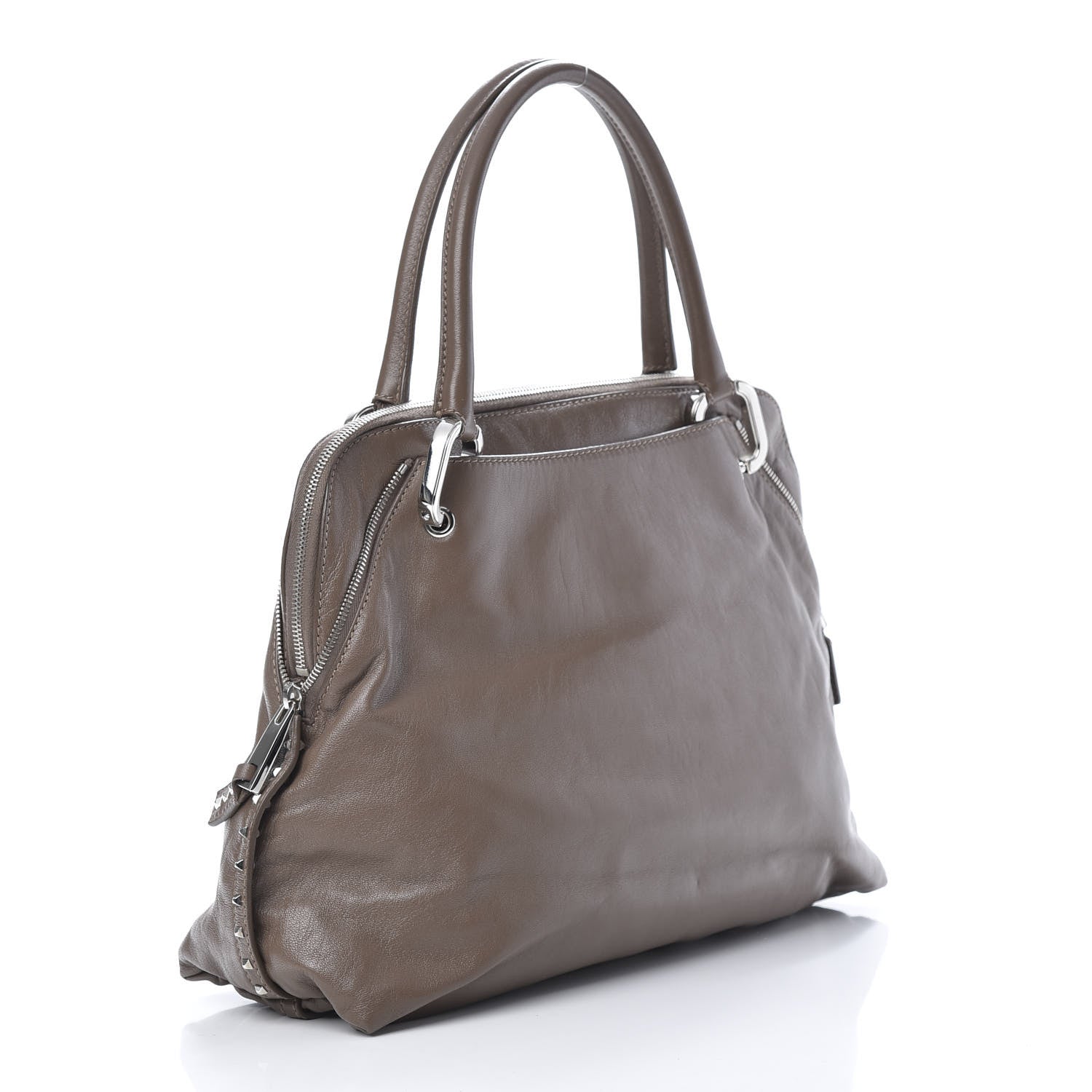 Marc Jacobs Lambskin Paradise Rio Satchel Grey 2 of 10
