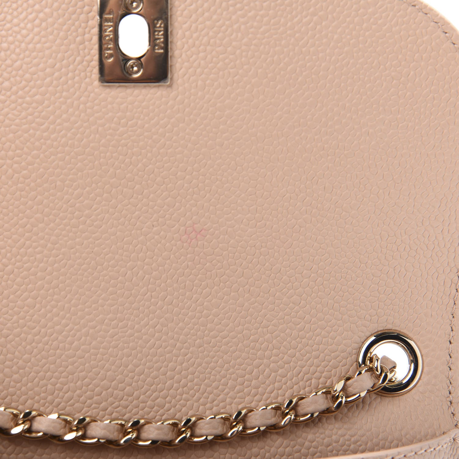 Chanel Caviar Flap Bag Light Beige 8 of 12