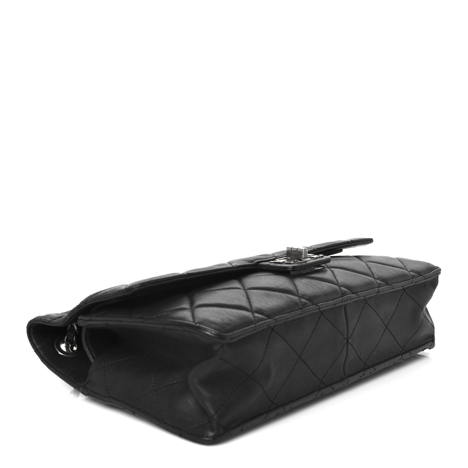 Chanel Washed Lambskin Jumbo Take Away Flap Black 4 of 11