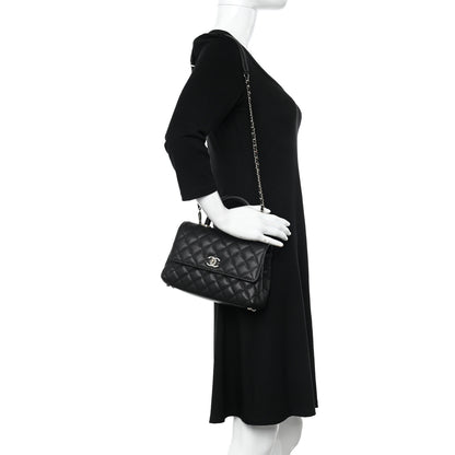 Chanel Caviar Quilted Mini Coco Handle Flap Black 2 of 10