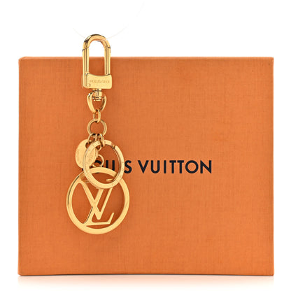 Louis Vuitton LV Circle Bag Charm Key Holder Gold 5 of 5