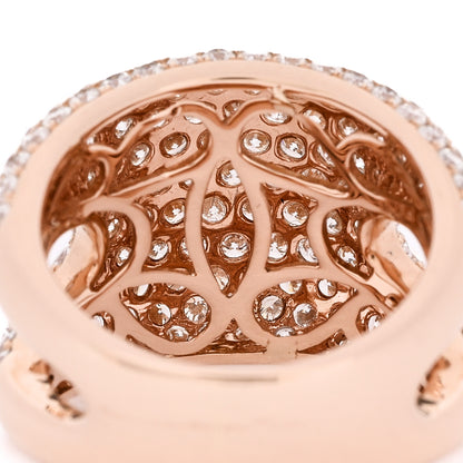 Parker & West by FASHIONPHILE 18K Rose Gold Pave Diamond 3.35ctw Pave Ring  53 6.5 7 of 8