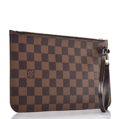 Louis Vuitton Damier Ebene Neverfull MM GM Pochette 3 of 8