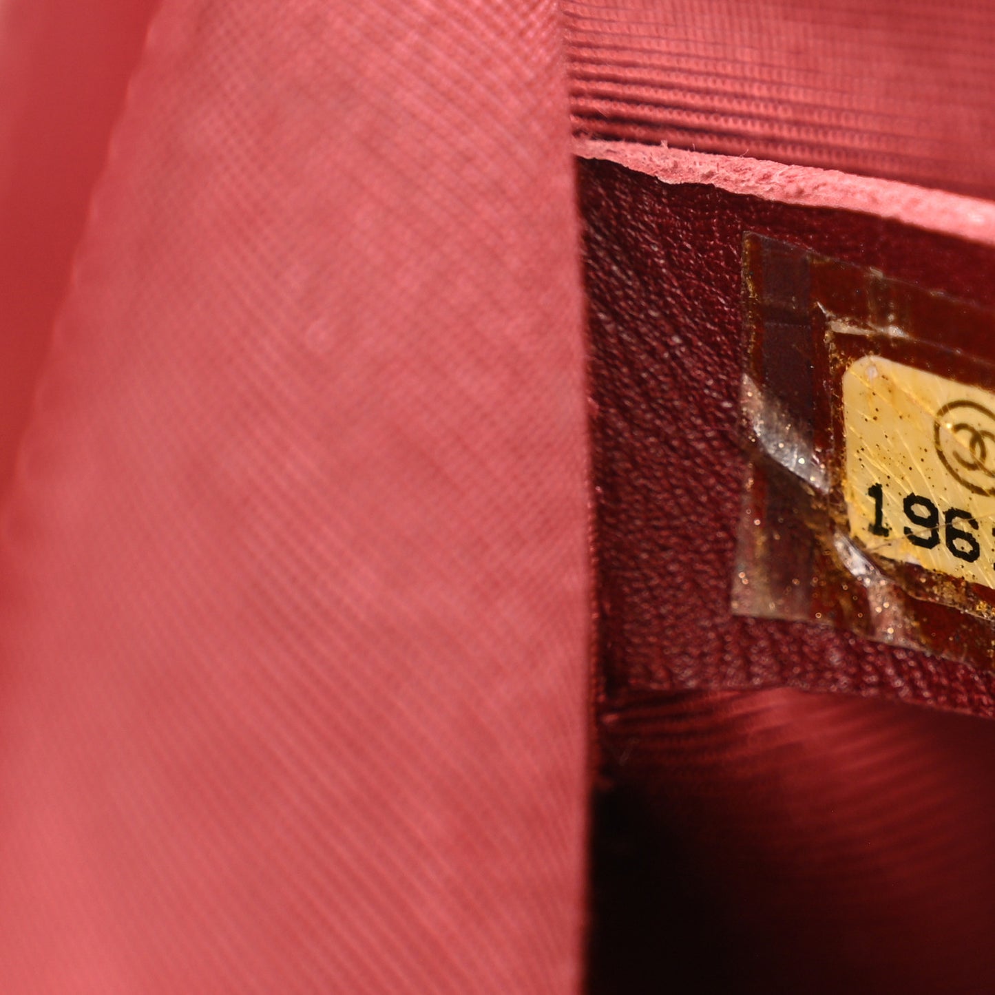 Lambskin Quilted Small Boy Flap Dark Red