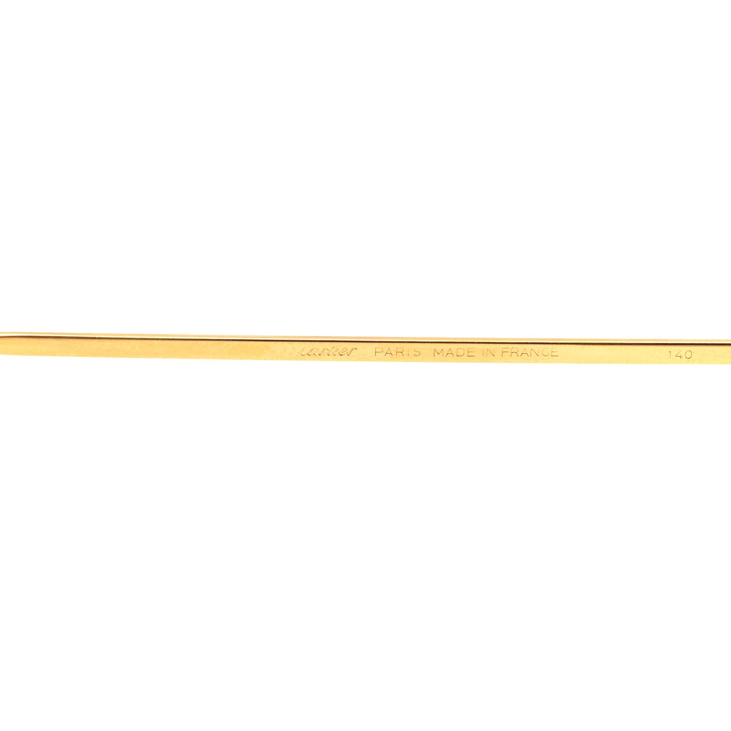 Metal Gold Plated Aviator Sunglasses Gold