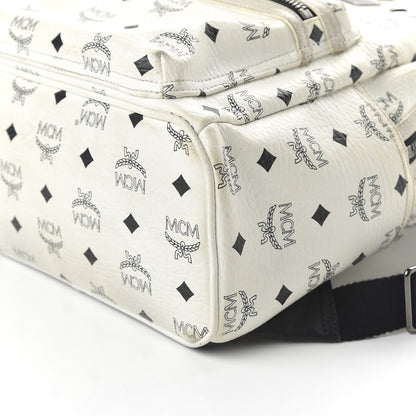 MCM Visetos Small Sprinkle Stud Stark Backpack White 6 of 15