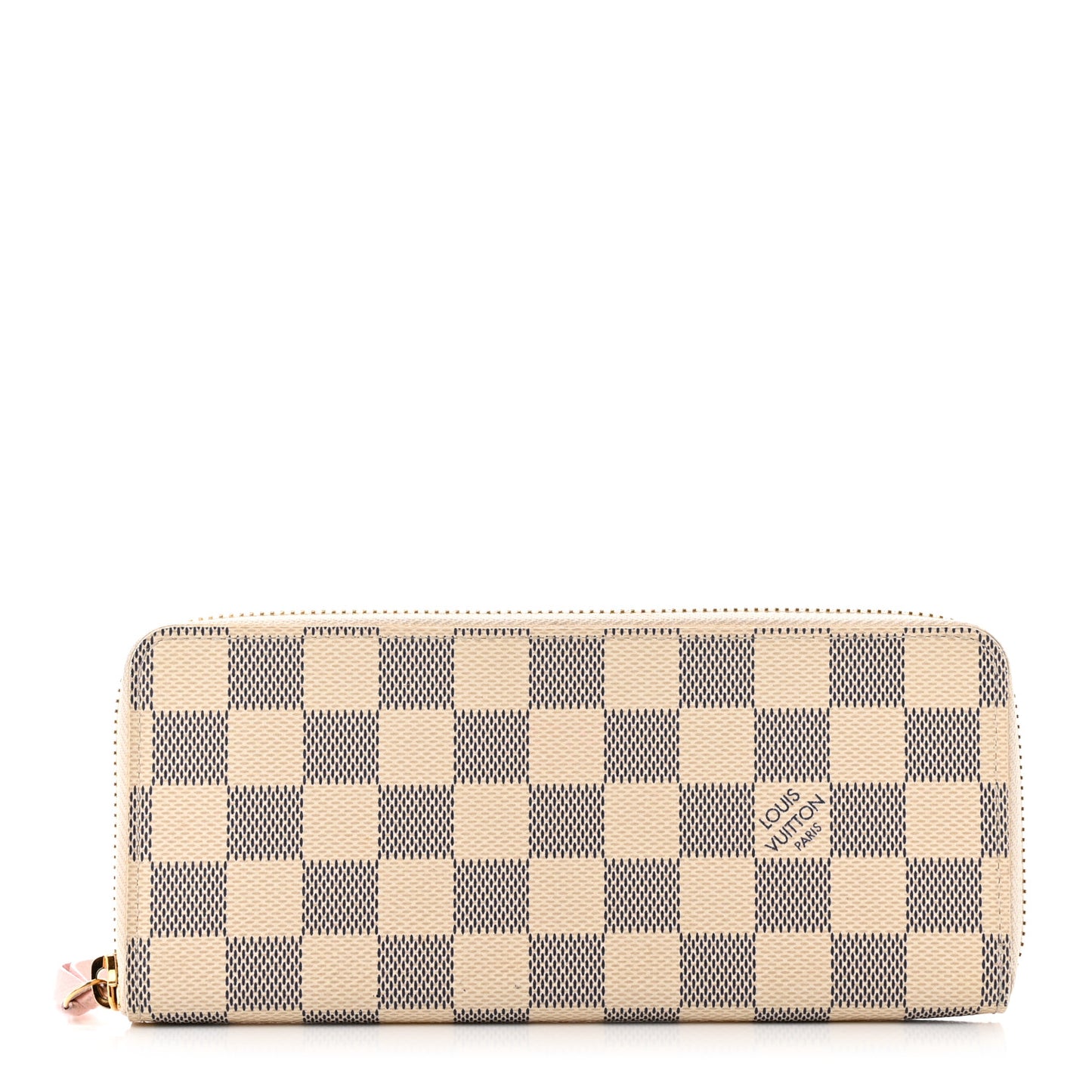 Damier Azur Clemence Wallet Rose Ballerine
