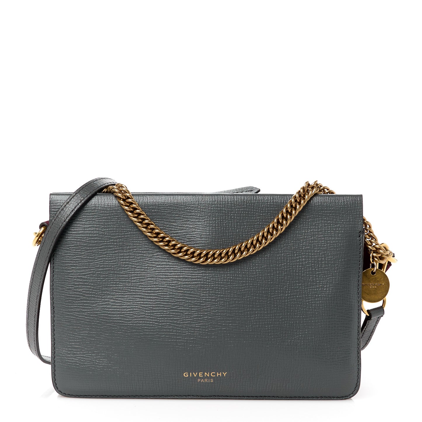 Sugar Goatskin Cross 3 Crossbody Bag Dark Grey
