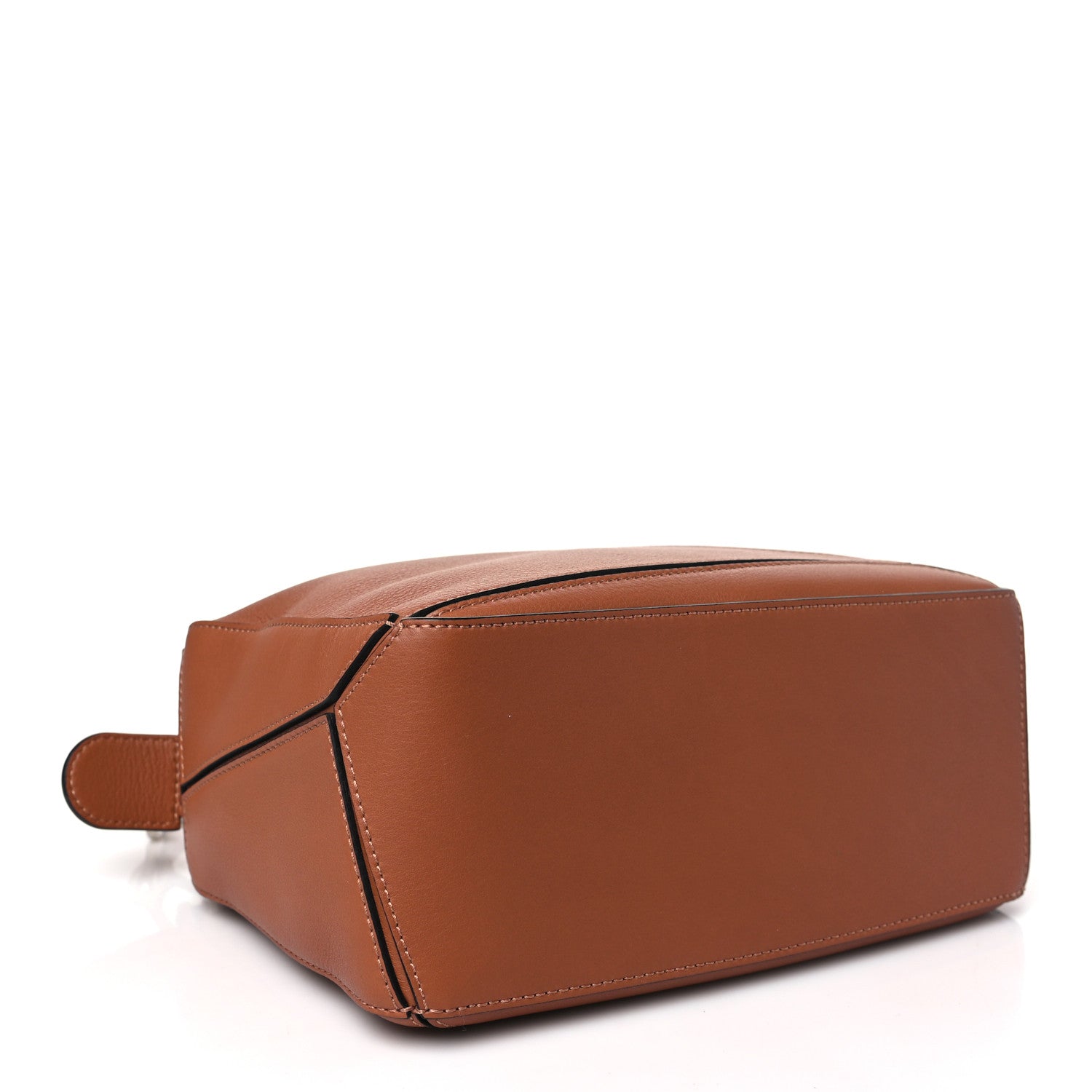 Loewe Grained Calfskin Small Puzzle Bag Tan 4 of 9