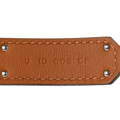Hermes Epsom Kelly Belt White 4 of 4