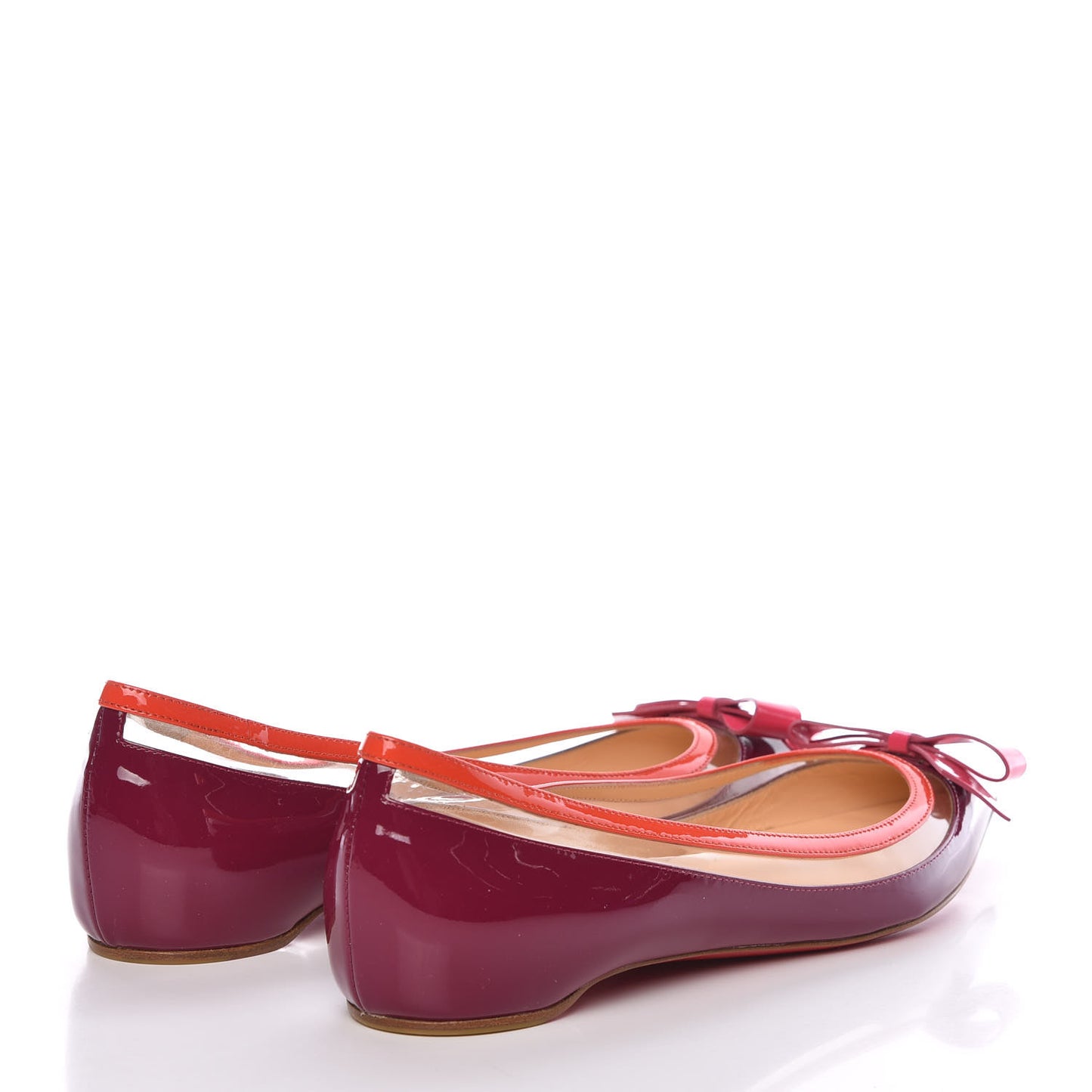 Patent PVC Suspendo Ballet Flats 38.5 Pink