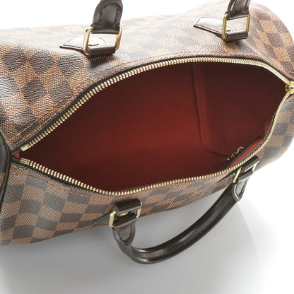 Louis Vuitton Damier Ebene Speedy 30 5 of 8