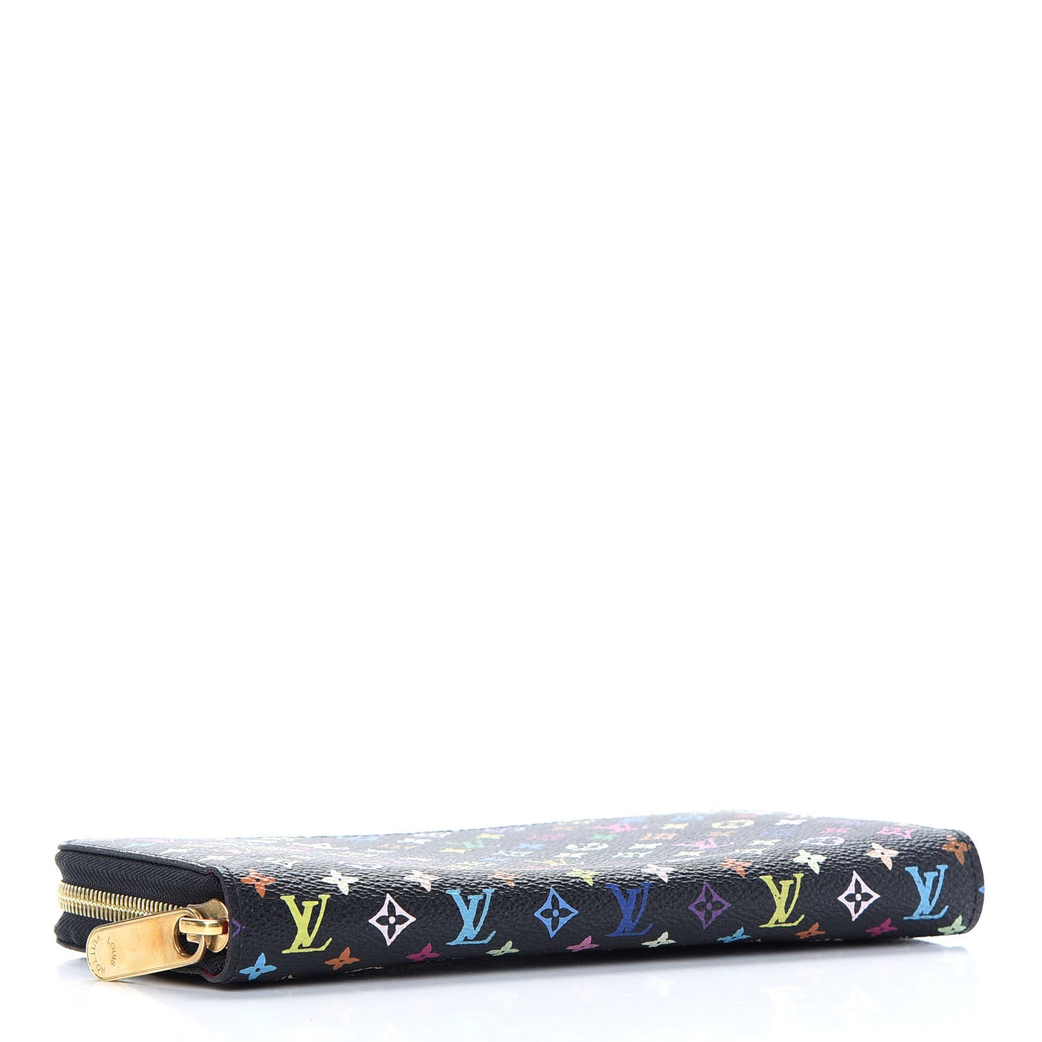 Louis Vuitton Monogram Multicolor Zippy Wallet Black Grenade 4 of 7