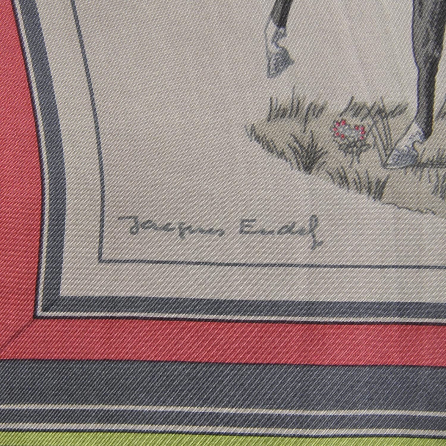 Hermes Silk Dip Dye Couvertures et Tenues de Jour Scarf 90 7 of 7