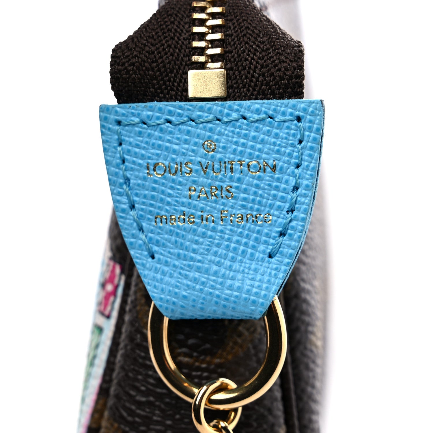Louis Vuitton Monogram 2022 Christmas Animation Tokyo Mini Pochette Accessories Blue 6 of 9
