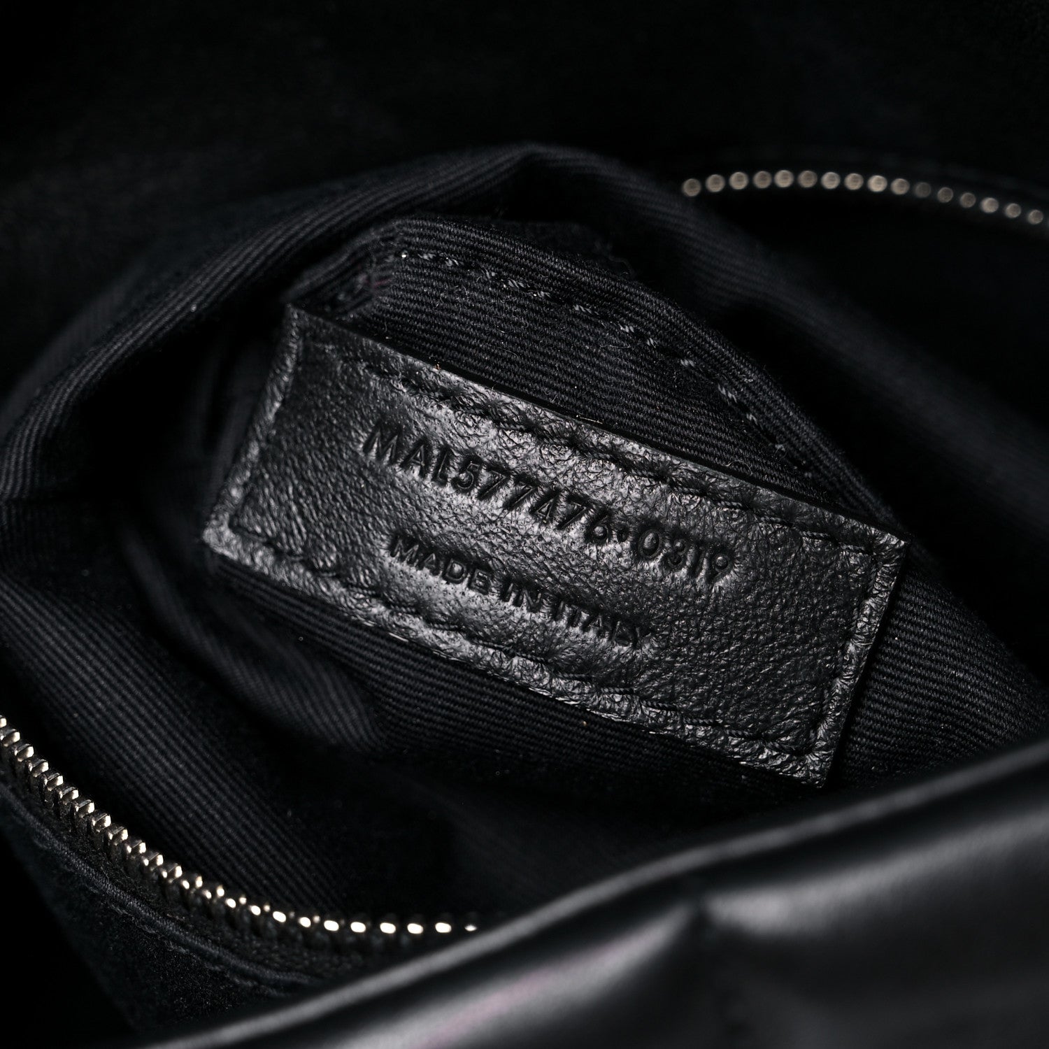 Saint Laurent Lambskin Quilted Small Loulou Puffer Monogram Chain Satchel Black 8 of 14