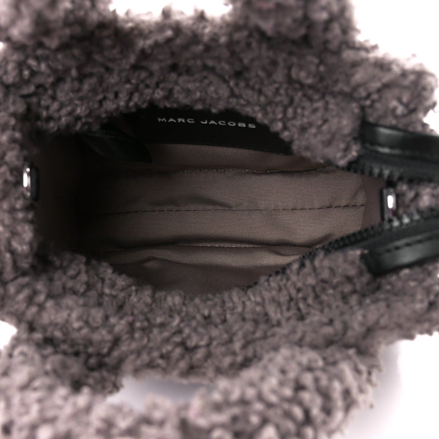 Polyester Cotton Mini The Teddy Traveler Tote Bag Grey