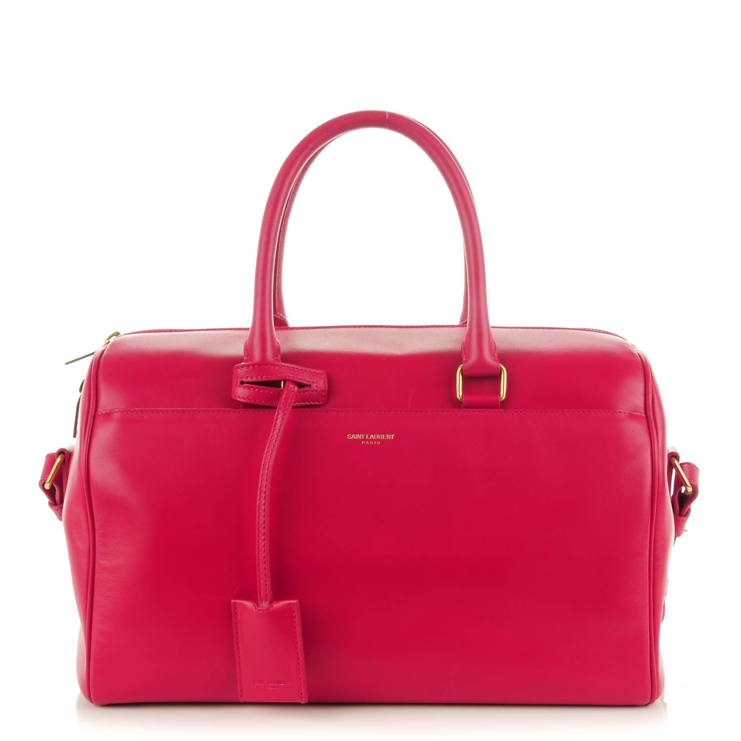 Saint Laurent Calfskin Classic Duffle 6 Fuchsia 1 of 8