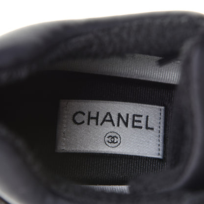 Chanel Kid Suede Calfskin Mens Sneakers 46 Black 5 of 7