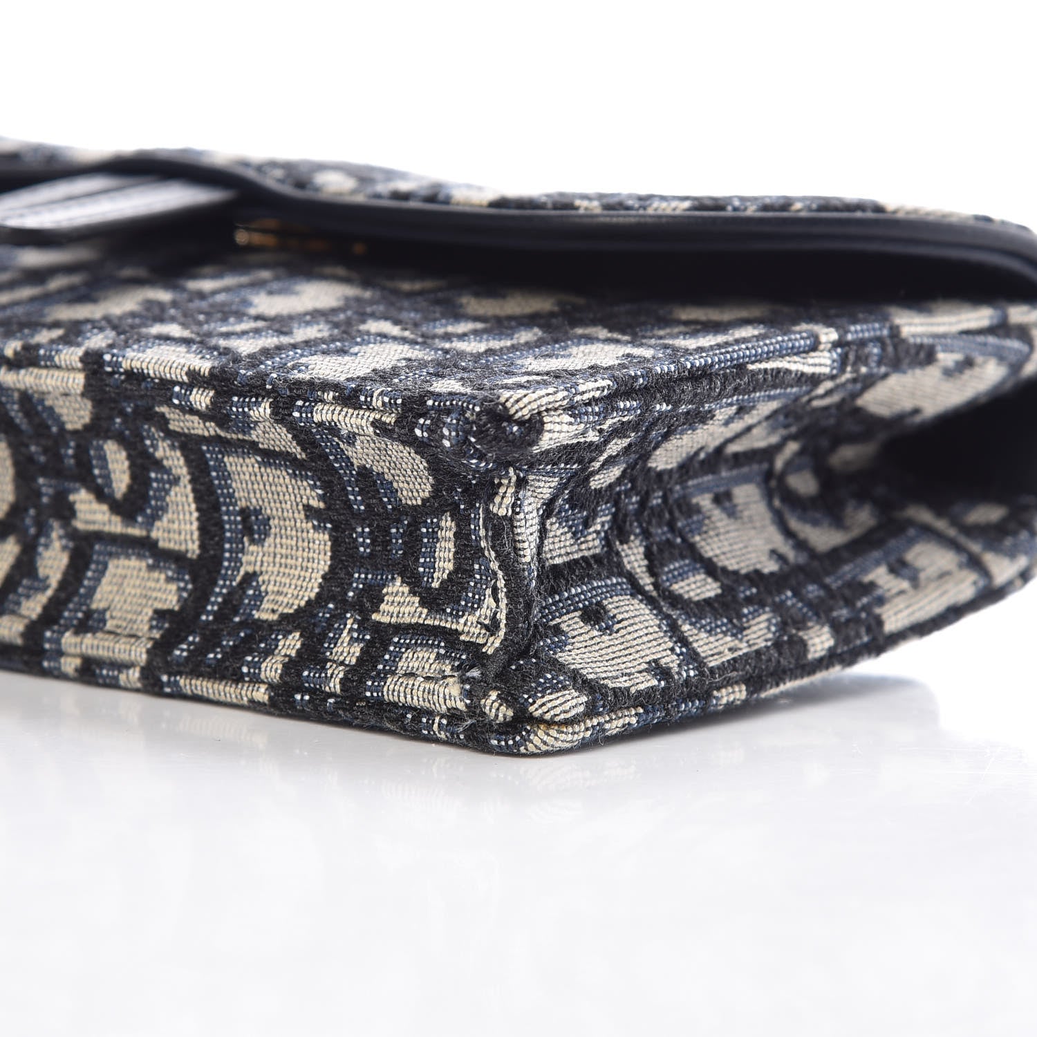 Christian Dior Oblique Saddle Belt Bag Blue 8 of 10
