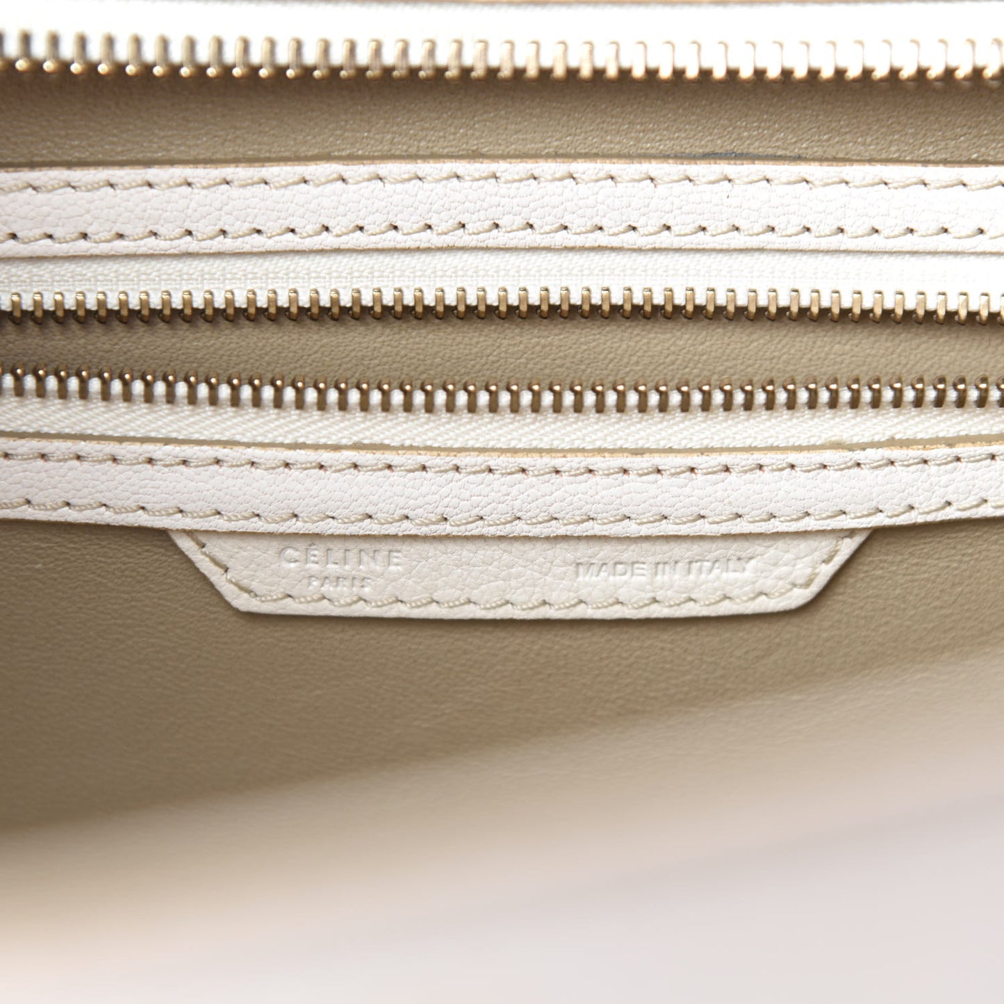 Goatskin Mini Luggage White