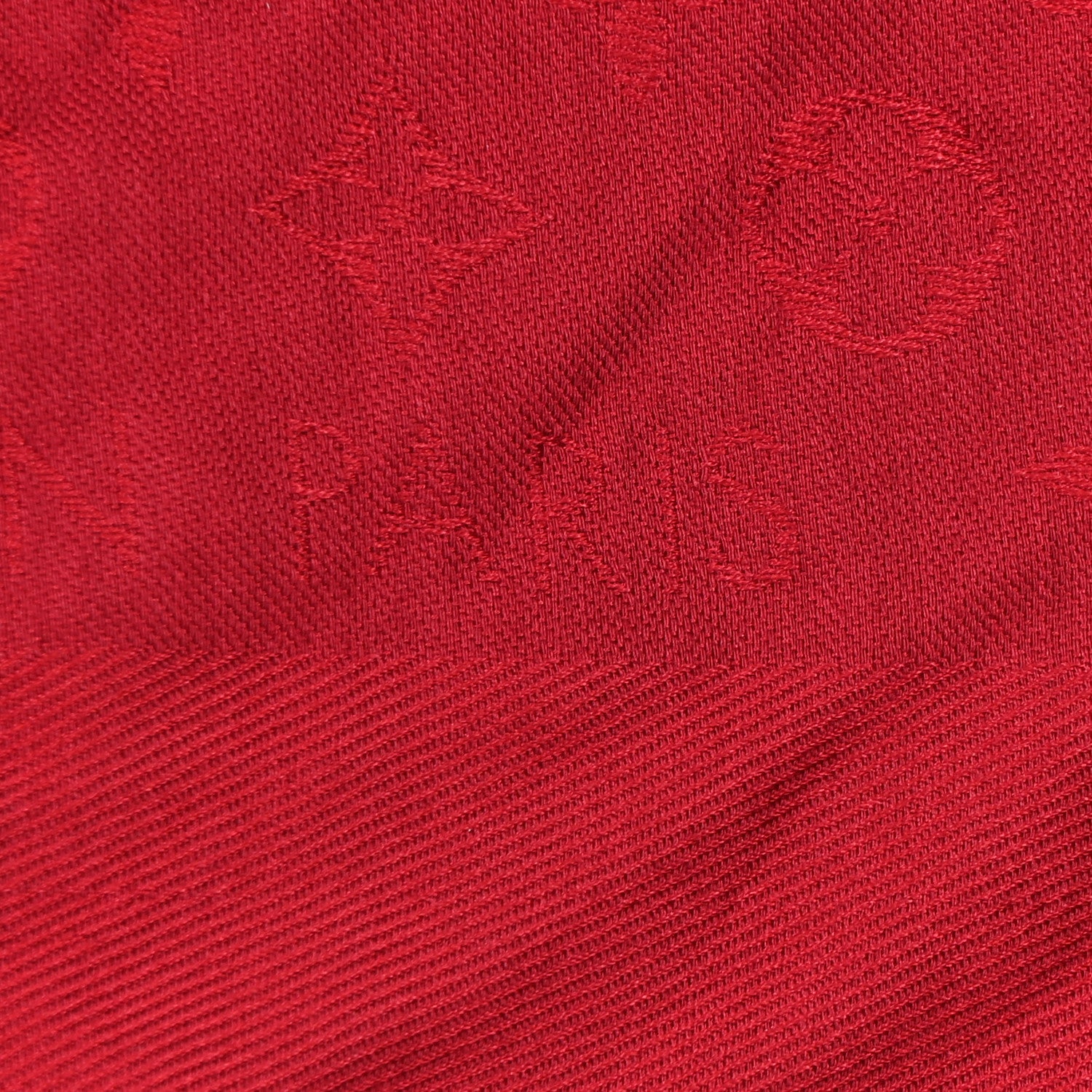 Louis Vuitton Silk Wool Monogram Shawl Pomme D'Amour 4 of 9
