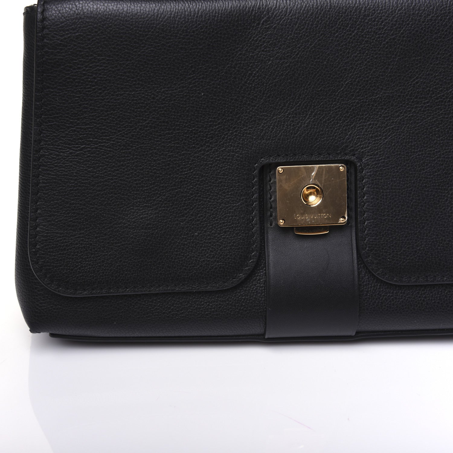 Louis Vuitton Monogram Cuir Plume Ecume Very Chain Bag Black 14 of 19