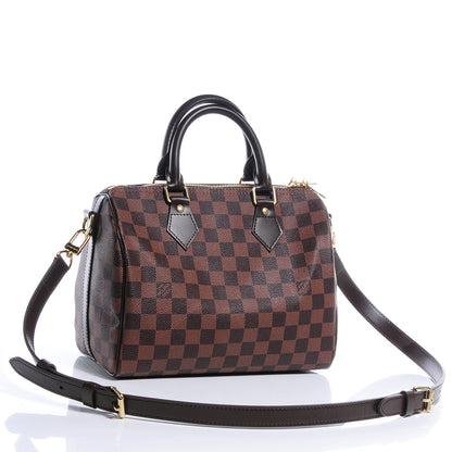 Louis Vuitton Damier Ebene Speedy Bandouliere 25 3 of 7