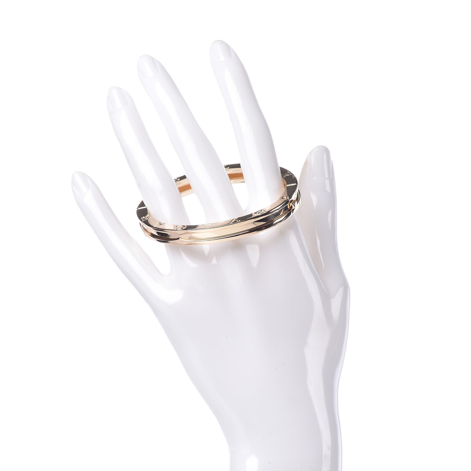 Bulgari 18K Yellow Gold B.Zero1 Bangle Bracelet 2 of 5