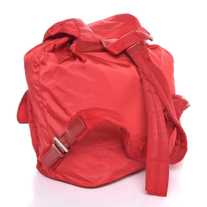 Prada Nylon Vela Medium Backpack Rosso 3 of 13