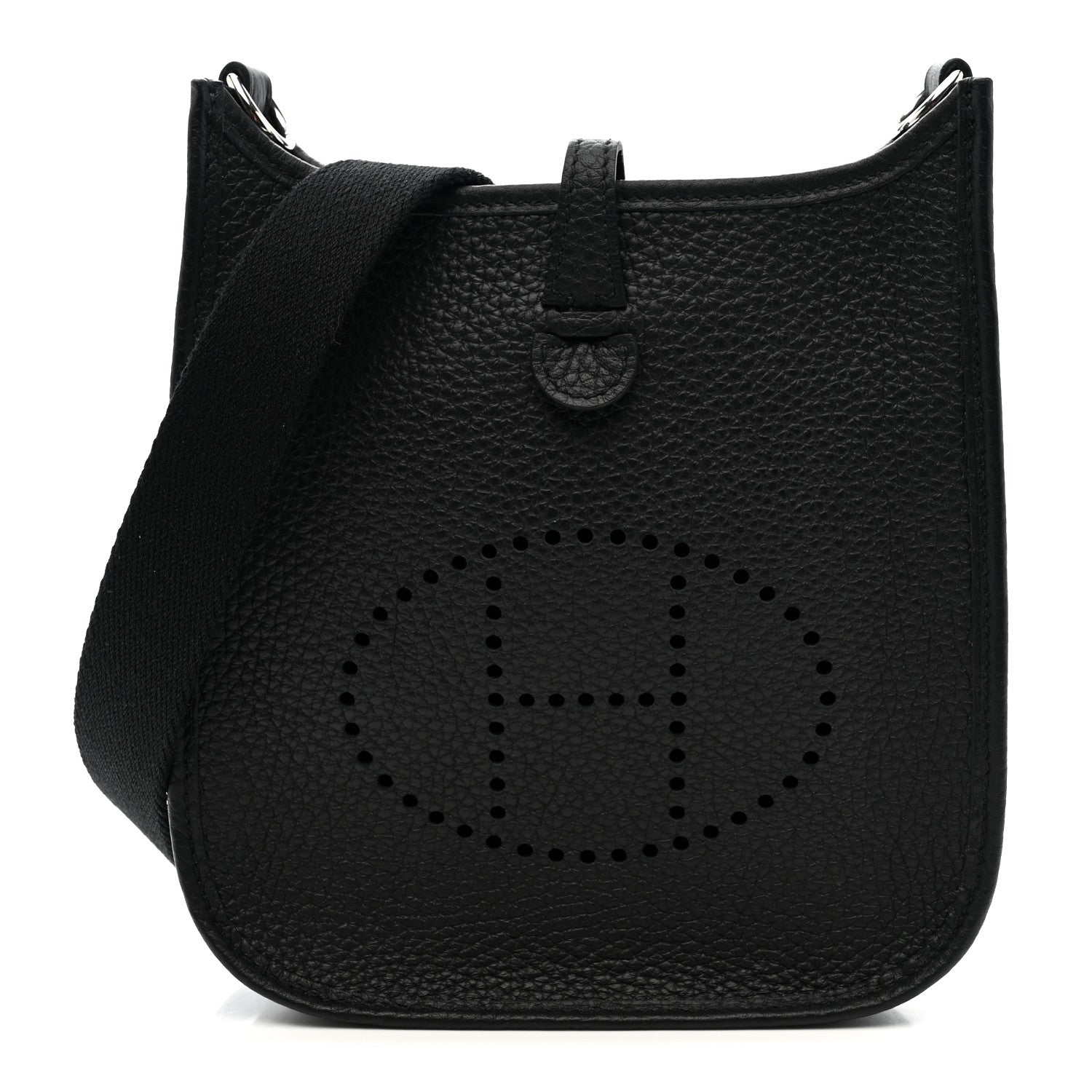 Hermes Taurillon Clemence Evelyne TPM Black 1 of 11