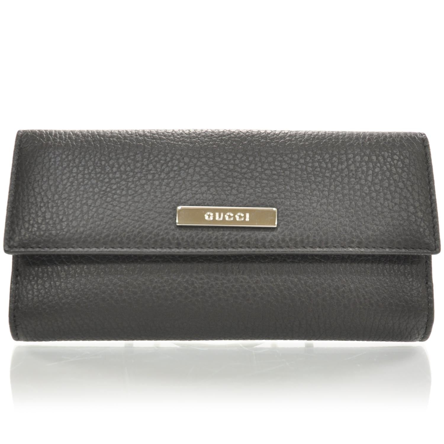 Gucci Leather Continental Wallet Brown 1 of 7