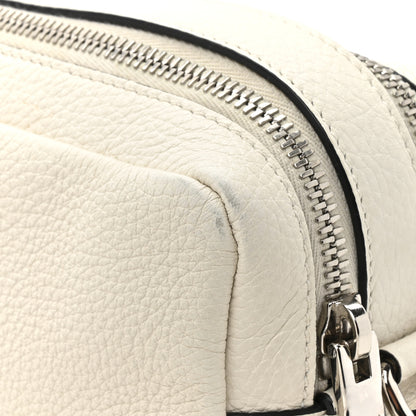 Prada Vitello Daino Soft Medium Double Zip Shoulder Bag White 12 of 12