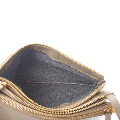 Celine Lambskin Small Trio Crossbody Bag Beige 5 of 12