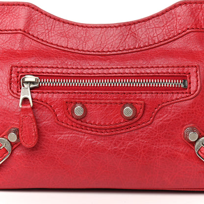 Balenciaga Agneau Giant 12 Silver Hardware Hip Rouge Cardinal 7 of 14