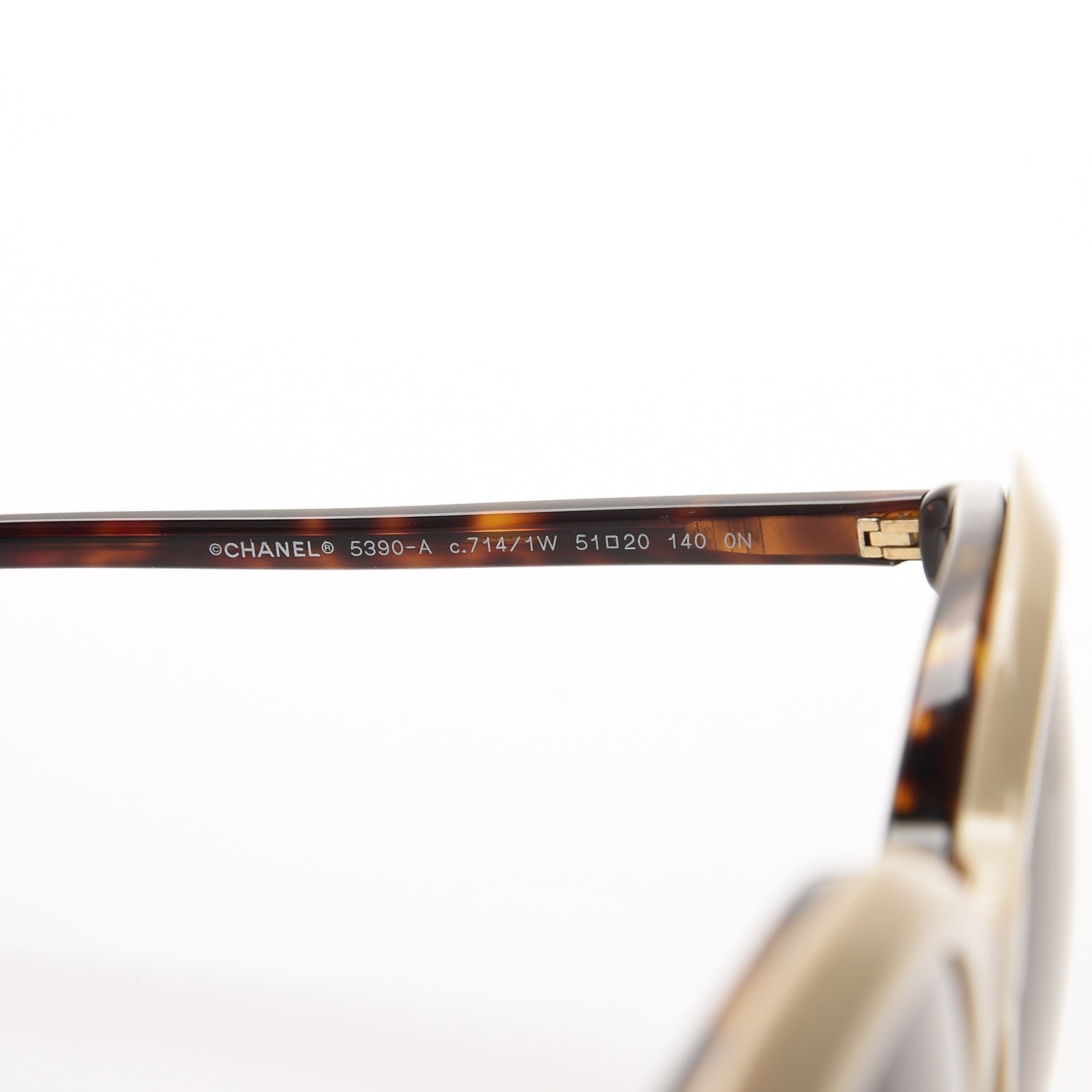 Chanel Clip On Sunglasses 5390 Dark Brown Beige 11 of 15