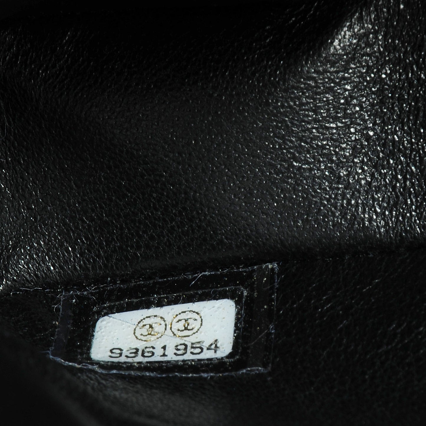 Lambskin East West Chocolate Bar Flap Black