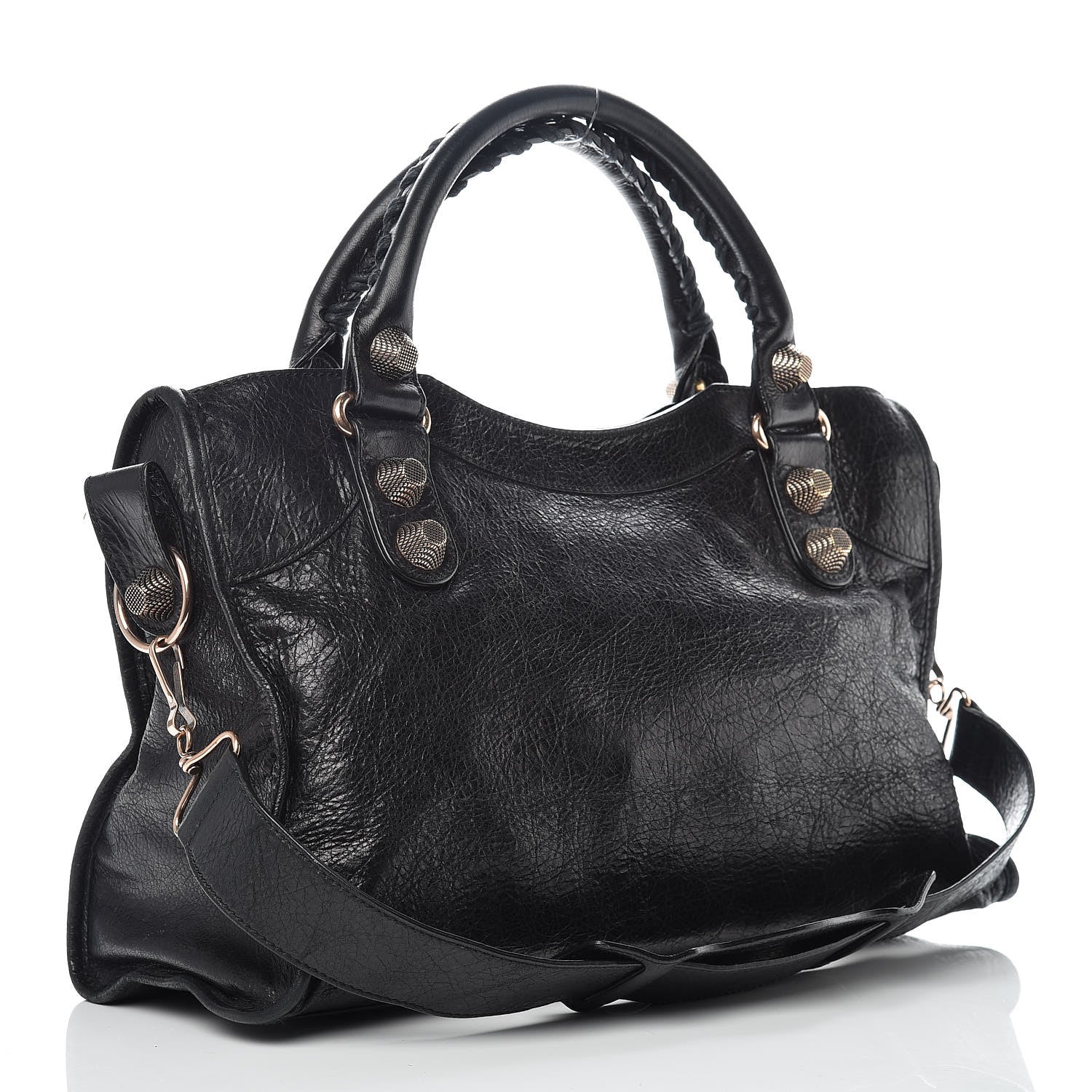 Balenciaga Agneau Giant 21 Rose Gold Hardware City Black 4 of 12