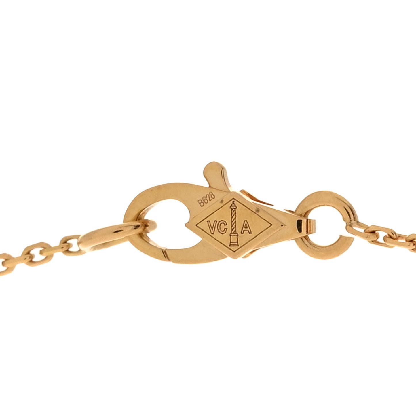 18K Yellow Gold Diamond Mini Frivole Pendant Necklace