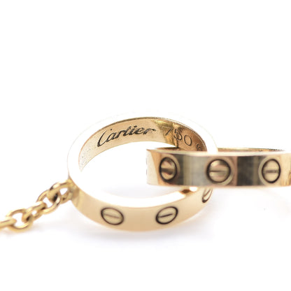 Cartier 18K Yellow Gold Interlocking LOVE Necklace 5 of 6
