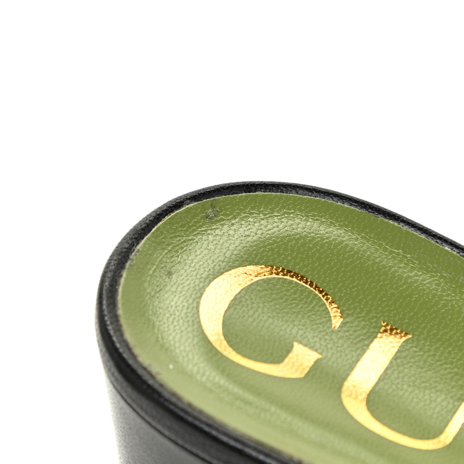 Gucci Granada Kid Houdan Platform Slide Sandals 38.5 Black 10 of 12