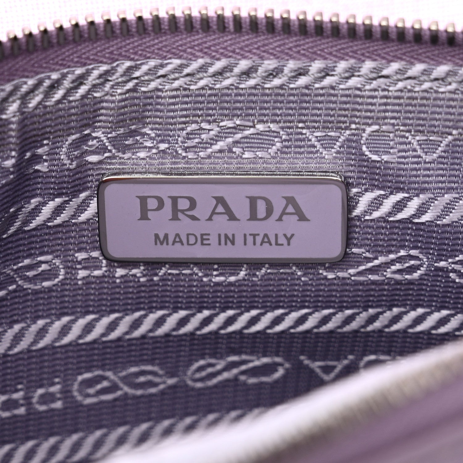 Prada Mesh Paillettes Spazzolato Logo Shopping Tote Lilium 8 of 14