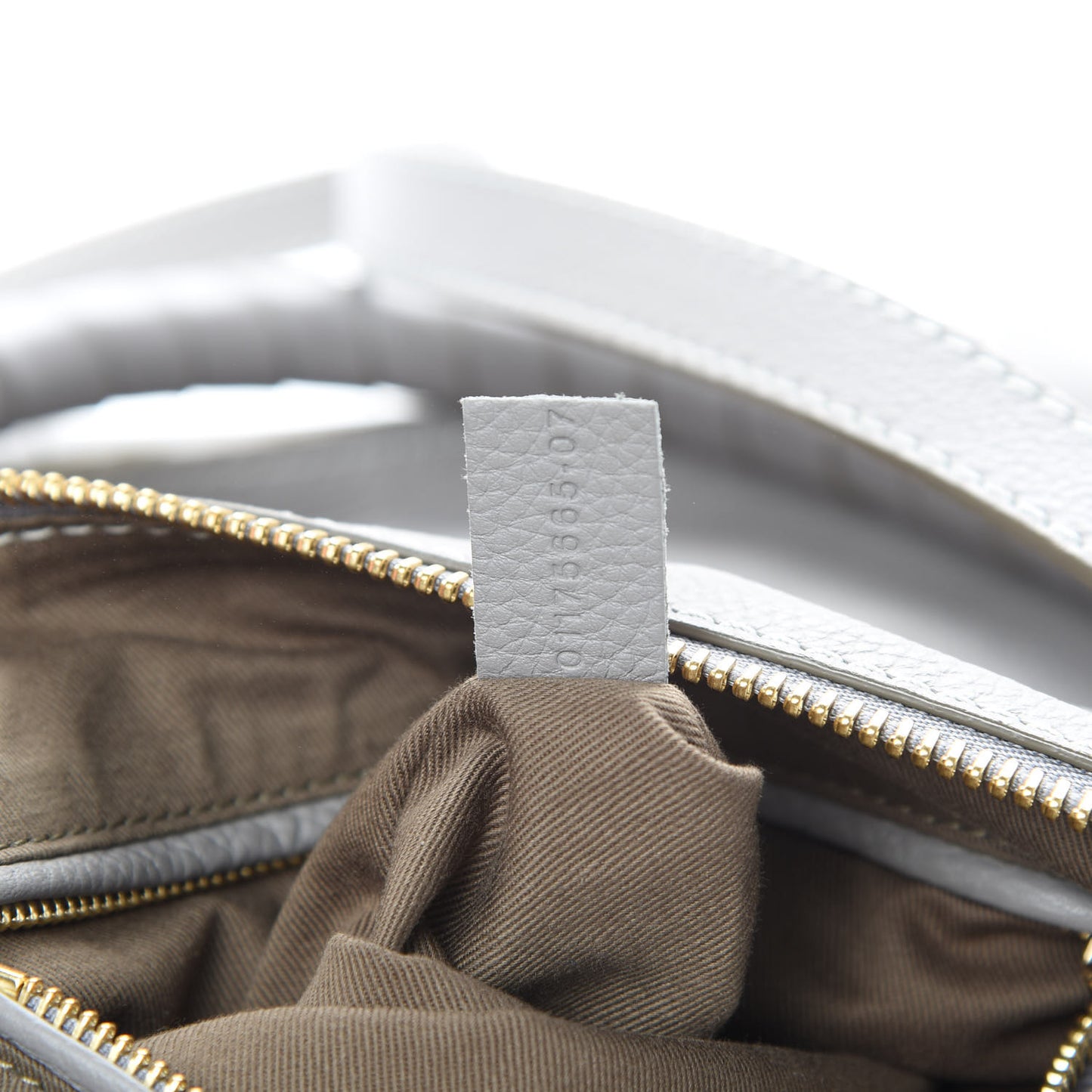 Calfskin Medium Marcie Satchel Cashmere Grey