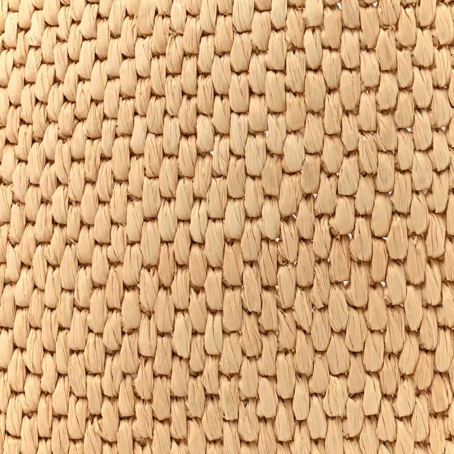Raffia Small Paula's Ibiza Logo Tote Natural Tan