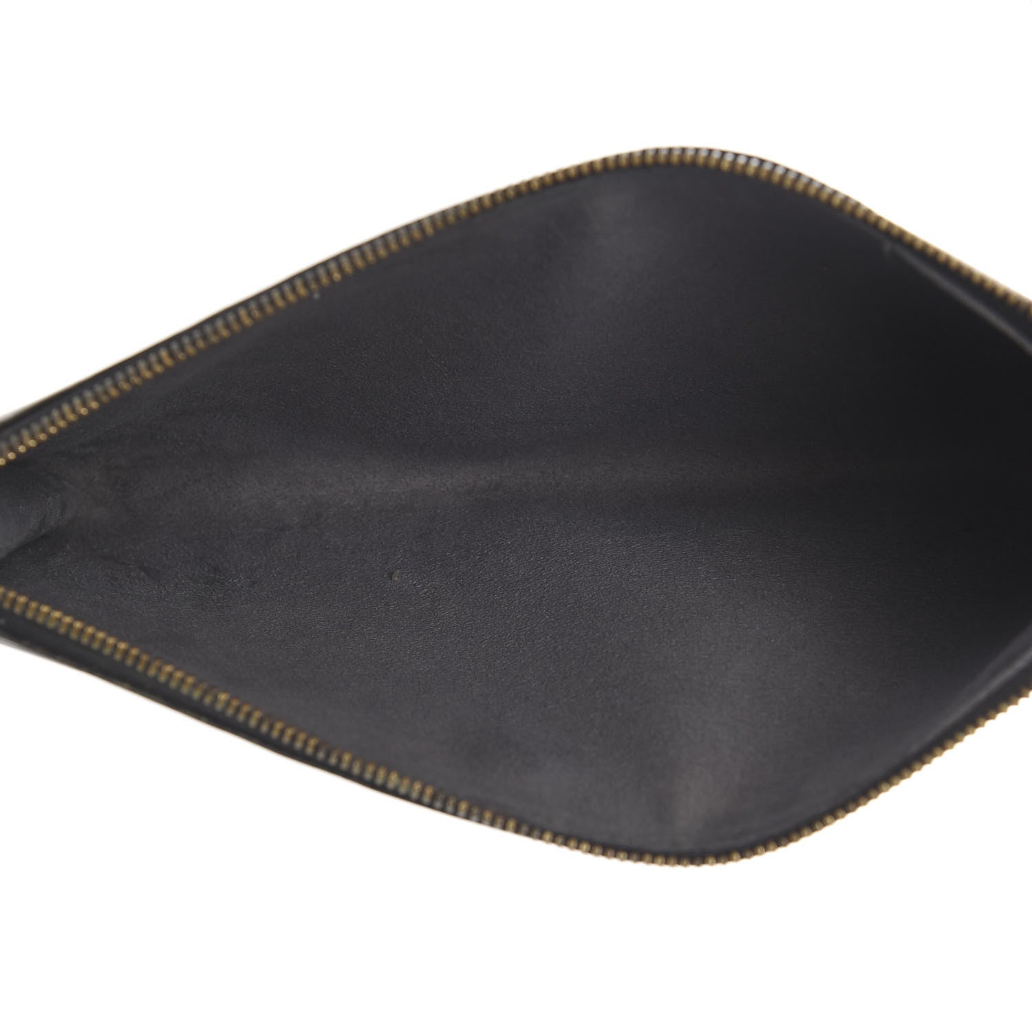 Louis Vuitton Epi Pochette Accessories 24 Black 4 of 8